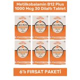 New Life B12 Plus Methylcobalamin 6x30 Dilaltı Tablet
