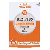 New Life B12 Plus Methylcobalamin Folik Asit Ve Biotin İçeren 60 Dilaltı Tablet