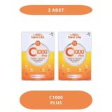 New Life C1000 Plus 30 Tablet C Vitamini + D Vitamini + Çinko Pikolinat + Selenyum (2 Adet)