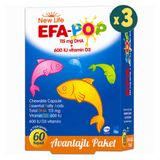 New Life Efa Pop 3x60 Çiğnenebilir Kapsül Balık Yağı