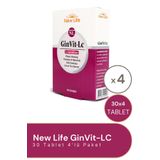 New Life Ginvit Lc 4x30 Tablet