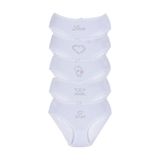 New Lilla 002 Kız Çocuk Taş Baskılı 5'Li Külot Paketi (549351551)