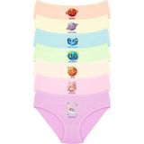 New Lilla 007 Kız Çoçuk Mix Color 7'li Paket Baskılı Külot - 2 - 3 Yaş - Çok Renkli