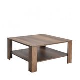 New Line Kare Orta Sehpa - Koyu Ceviz ( Oslo Ceviz) 90x42x90 Cm ( Gxyxd)