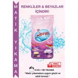 New Lotus 9 Kg Toz Çamaşır Deterjanı – Renkliler İçin Uzun Süre Canlılık & Derin Temizlik
