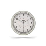 New-Max Premium Serisi Retro Tasarım Metal Kadranlı Bombeli Cam Özellikli 25 cm Ev ve Ofis Saati Beyaz, 25cm