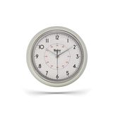 New-Max Premium Serisi Retro Tasarım Metal Kadranlı Bombeli Cam Özellikli 25 cm Ev ve Ofis Saati Beyaz
