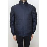New Moon Fistan Store Erkek Hakim Yaka Spor Kesim Rahat Kalıp Fermuar Kapamalı Kışlık Mont - Lacivert - 48
