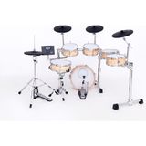 New Neiro NDDS-720 Mat Ahşap Sb Dijital Bateri Seti+Tabure+Trampet Sehbası+Baget+Kulaklık+Kargo Hediye - Taş