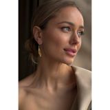 New Obsessions Altın Kaplama Sahure Serisi Başak Sallantılı Küpe