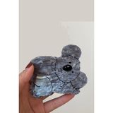 New Obsessions Koala Lüks Kemik Mandal Toka - Gri
