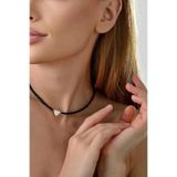 New Obsessions Sedef Kalp Detaylı Zarif Aşk Kolye