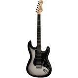 New Orleans NHS9720 Gray Hsh Manyetikli Elektro Gitar - Black Grey Metallic - Bkack Grey