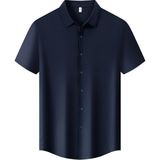 New Performance ARW86206 SERİNTUTAN-ANTİBAKTERİYEL-YÜKSEK KALİTE Çıtçıtlı POLYAMİD Gömlek - Lacivert - 2XL