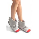 New Shark Kadın,Garson Boy Ev Botu Gri 36/41