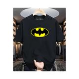 New Shine Sepette 6 Ve Üzeri Alımlarda 1 Tişört Hediyedir - Batman Baskılı Büyük Beden Oversize T-shirt