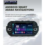 New Space Fiat Egea Tuşlu Android 2gb Ram 32GB Rom Carplay Multimedya