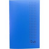 New Style Çizgili 40 Yaprak Plastik Kapak A4 Boy Defter - Açık Mavi