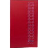 New Style Çizgili 40 Yaprak Plastik Kapak A4 Boy Defter - Bayrak Kırmızı