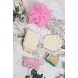 new tweet DOĞAL KABAK LİFLİ SABUN VE EL YAPIMI BANYO SÜNGERİ DUŞ LİFİ VE TOPUK TAŞI SETİ 5 Lİ