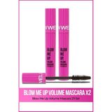 New Well 2x Blow Me Up Volume Mascara 8 ml Ikili Set - Şeffaf