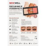 New Well 3'lü Göz Farı Paleti 6 G - Bej-Kahverengi-Pembe