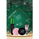 New Well Bio-Herbal Bitkisel Mascara 7 in 1 & El Kremi Botanical 30 ml & Bio Kaş Ve Translucent Powder Pınk