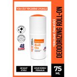 New Well Deodorizing Roll On Terleme Önleyici Koltuk Altı Roll On (Turuncu) 75 ML