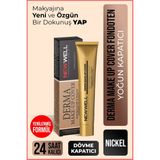 New Well Derma Makeup Cover Yoğun Kapatıcı Fondöten 15 SPF Porselen 06 Nickel Seçeneği