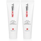 New Well Detoks Yüz Bakım Nemlendirici Krem Yüz Hya Asit Ve Vitamin B3 Ve Argan Gündüz Tüp 50 1 (2 paketi)