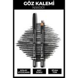 NEW WELL Göz Kalemi NW001 Siyah Ton Kolay Uygulama ile Mat Doku 8680923304403