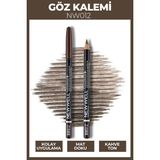 New Well Göz Kalemi NW012 8680923304519 Kolay Uygulama ve Mat Doku ile Etkileyici Bakışlar