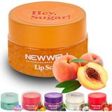 New Well Hey Sugar! 20GR Şeftali Aromalı Dudak Peelingi Kolay Kullanım ve Doğal İçerik - standart