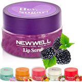 New Well Hey Sugar! Böğürtlen Aromalı Dudak Peelingi 20GR - Çok Renkli