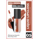 New Well Likit Lipgloss 05 Kırmızı – Gün Boyu Kalıcı, Bulaşmaya Dayanıklı, Parlak ve Canlı Dudak Görünümü - Liquid Lipgloss 05