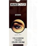 New Well Make Over Kahverengi 15 ml Kaş Kirpik Boyası