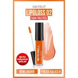 New Well Mix Fruit Dudak Parlatıcısı Şeffaf Renkli Isıtılı Parlaklık 8 ml