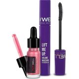 New Well New Well lift Me Up Volume Mascara 8 ml + Sıvı Allık (Sedefli) NO03 - Black