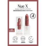 New Well Nue x Silkly 02 Gül Kurusu Mat Ruj Yumuşak ve Kremsi Yapı ile Uzun Süre Kalıcı