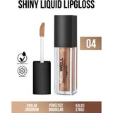 NEW WELL Shiny Liquid Lipstick 04 Parlak Görünüm ve Pürüzsüz Dudaklar İçin Kalıcı Etki