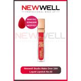 New Well Studio Make Over 24H Matte Lıquid Lipstick No.04 & Makyaj Süngeri Hediye
