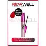 New Well Studio Make Over Iconıc Waterproof Dipliner & Makyaj Süngeri Hediye