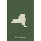 NEW YORK ADIRONDACK MOSS – Premium Lined Journal | 6" x 9" | Soft Cover | 120+ Pages – Bold State-Inspired Design: A High-Quality State Notebook – Ideal for School, Work, or Everyday Notes