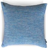 New York Blue Dokulu Düz Dekoratif Kırlent Kılıfı 45X45 CM,%100 Polyester Döşemelik Kumaş - 001-Renkli - Option-1