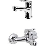 Newarc 2'li Smart Batarya Seti Smart Lavabo 142521 ve Smart 142511 Banyo - Krom