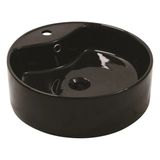 Newarc 5017B Batarya Delikli Siyah Lavabo