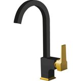 Newarc 941881LBG Siyah Altın Aqua Evye Bataryası