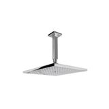 Newarc Corner Slim Tavandan Ayarlı Duş Başlığı Krom Metal 470532