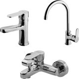 Newarc Domino Lavabo Banyo Evye Bataryası 971521-971511-971531