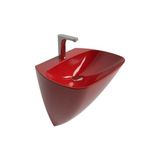 Newarc Modern Monoblok Lavabo Kırmızı